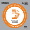 D'Addario BW024 Bronze Wound Acoustic Guitar Single String, .024