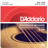 D'Addario FT044 Semi-Flat Phosphor Bronze Acoustic Guitar Single String, .044
