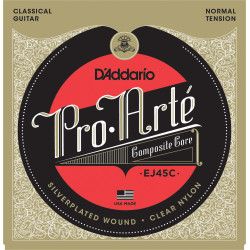 D'Addario EJ45C Pro-Arte Composite Classical Guitar Strings, Normal Tension