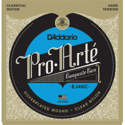 D'Addario EJ46C Pro-Arte Composite Classical Guitar Strings, Hard Tension