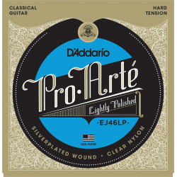 D'Addario EJ46LP Pro-Arte Composite Classical Guitar Strings, Hard Tension