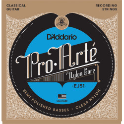 D'Addario EJ51 Pro-Arte Classical Guitar Strings with Polished Basses, Hard Tension EJ51 D'Addario $20.53