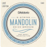 D'Addario EJ62 80/20 Bronze Mandolin Strings, Light, 10-34 EJ62 D'Addario $8.48