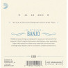 D'Addario EJ69 5-String Banjo Strings, Phosphor Bronze, Light, 9-20 EJ69 D'Addario $5.10