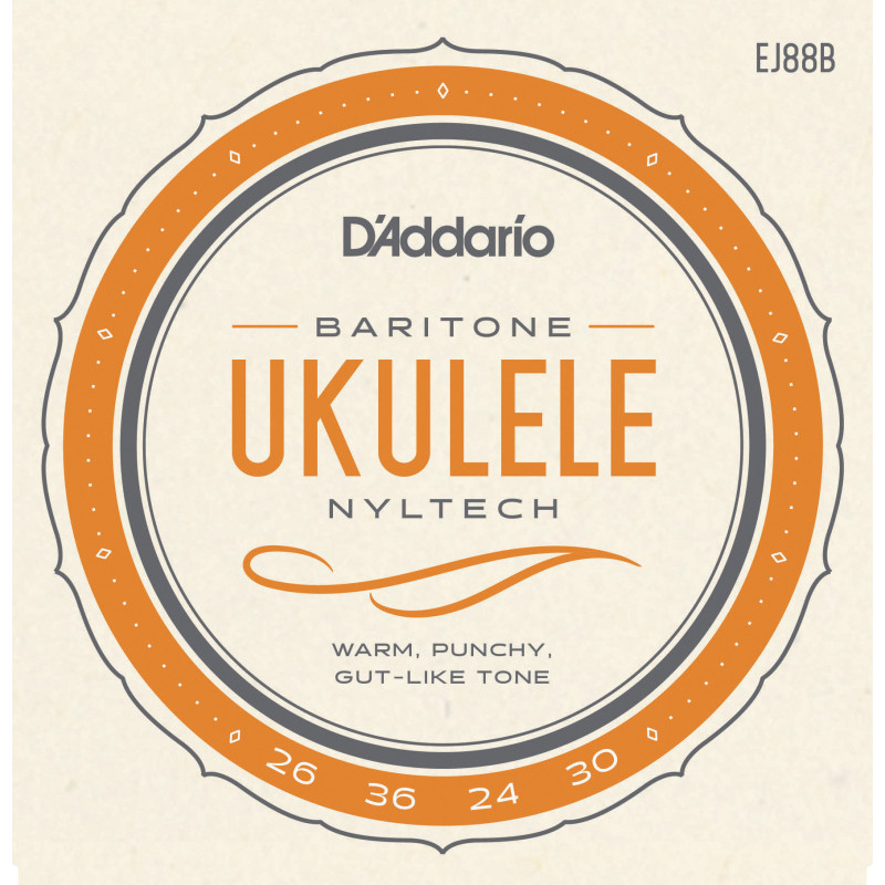 D'Addario EJ88B Nyltech Ukulele Strings, Baritone EJ88B D'Addario $9.38