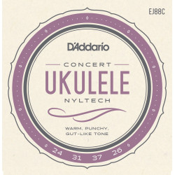 D'Addario EJ88C Nyltech Ukulele Strings, Concert EJ88C D'Addario $8.50