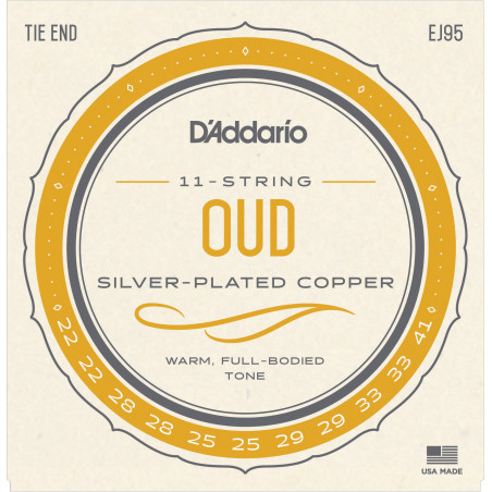 D'Addario EJ95 Oud/11-String Set EJ95 D'Addario $16.45