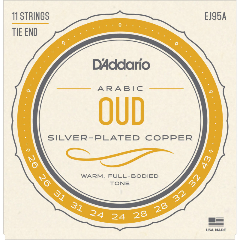 D'Addario EJ95A Arabic Oud Strings EJ95A D'Addario $16.45