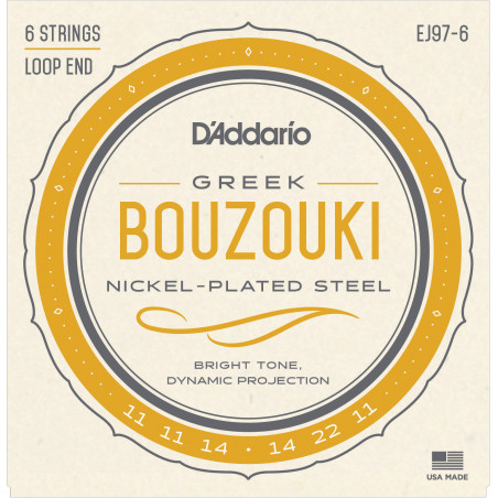 D'Addario EJ97-6 Greek Bouzouki