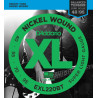 D'Addario EXL220BT Nickel Wound Bass Guitar Strings, Balanced Tension Super Light, 40-95