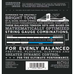 D'Addario EXL220BT Nickel Wound Bass Guitar Strings, Balanced Tension Super Light, 40-95 EXL220BT D'Addario $24.50