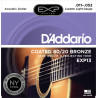D'Addario EXP13 Coated 80/20 Bronze Acoustic Guitar Strings, Custom Light, 11-52 EXP13 D'Addario $15.29