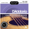 D'Addario EXP26 Coated Phosphor Bronze Acoustic Guitar Strings, Custom Light, 11-52