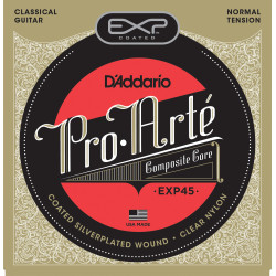 D'Addario EXP45 Coated Classical Guitar Strings, Normal Tension