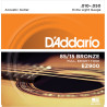 D'Addario EZ900 85/15 Bronze Acoustic Guitar Strings, Extra Light, 10-50