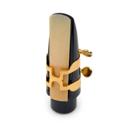 H-Ligature & Cap, Alto Sax, Gold-plated HAS1G D'Addario Woodwinds $61.50