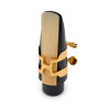 H-Ligature & Cap, Alto Sax, Gold-plated HAS1G D'Addario Woodwinds $61.50