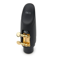 H-Ligature & Cap, Alto Sax, Gold-plated HAS1G D'Addario Woodwinds $61.50