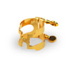 H-Ligature & Cap, Alto Sax, Gold-plated HAS1G D'Addario Woodwinds $61.50