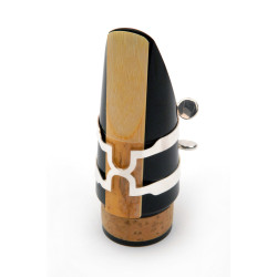 H-Ligature & Cap, Bass Clarinet for Selmer-style Mouthpieces, Silver-plated HBC1S D'Addario Woodwinds $67.11