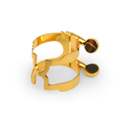 H-Ligature & Cap, Baritone Sax, Gold-plated (fits Graftonite mouthpieces) HBS1G D'Addario Woodwinds $67.11