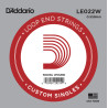 D'Addario LE022W Nickel Wound Loop End Single String, .022