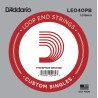 D'Addario LE040PB Phosphor Bronze Loop End Single String, .040 LE040PB D'Addario $2.81