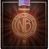 D'Addario NB1152 Nickel Bronze Acoustic Guitar Strings, Custom Light, 11-52 NB1152 D'Addario $11.38