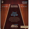 D'Addario NB1252BT Nickel Bronze Acoustic Guitar Strings, Balanced Tension Light, 12-52