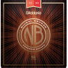 D'Addario NB1356 Nickel Bronze Acoustic Guitar Strings, Medium, 13-56 NB1356 D'Addario $11.38
