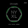 D'Addario NYXL Nickel Wound Electric Guitar Single String, .045 NYNW045 D'Addario $4.77
