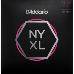 D'Addario NYXL0940BT Nickel Wound Electric Guitar Strings, Balanced Tension Super Light, 09-40