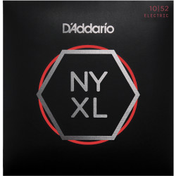 D'Addario NYXL1052 Nickel Wound Electric Guitar Strings, Light Top / Heavy Bottom, 10-52 xte1052 D'Addario $16.75