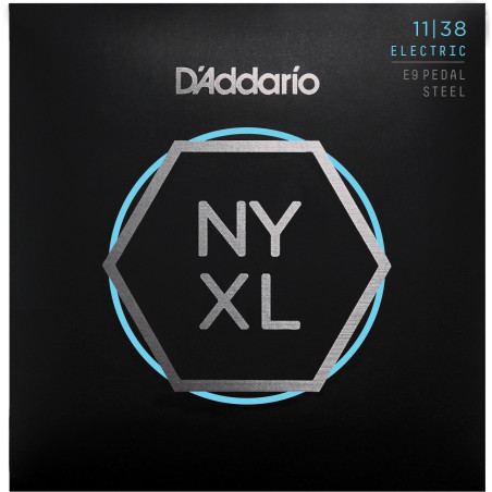 D'Addario NYXL1138PS Nickel Wound Pedal Steel Guitar Strings, Regular Light, 11-38 NYXL1138PS D'Addario $18.47