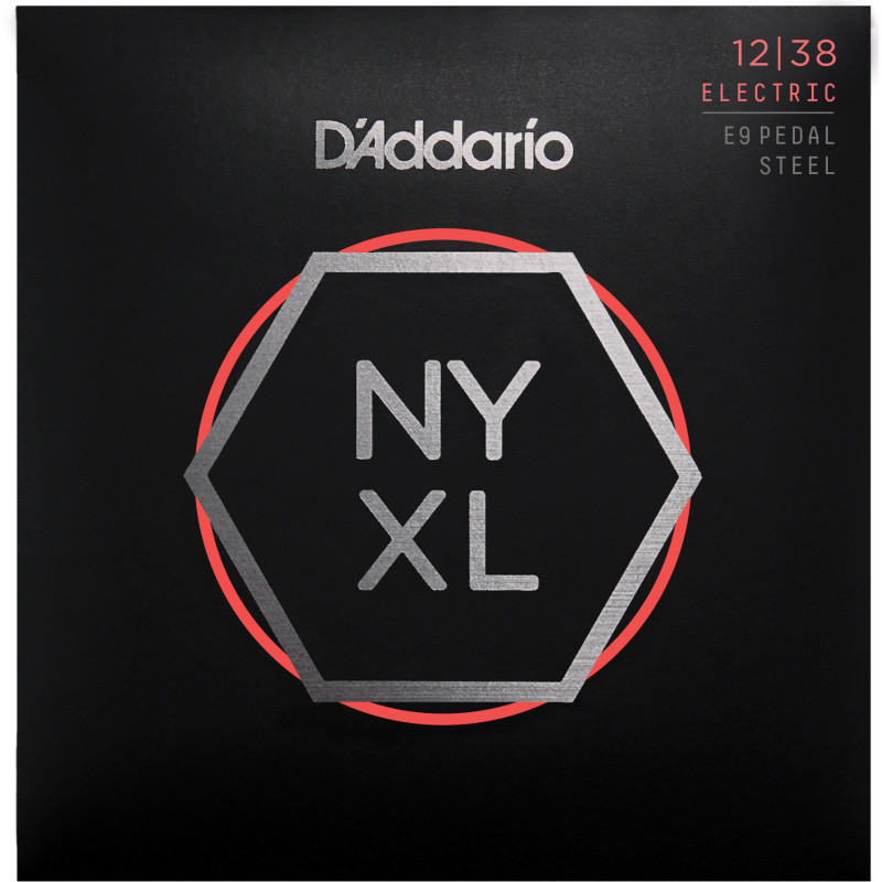 D'Addario NYXL1238PS Nickel Wound Pedal Steel Guitar Strings, Custom Light, 12-38 NYXL1238PS D'Addario $18.47