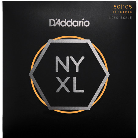 D'Addario NYXL50105 Nickel Wound Bass Guitar Strings, Medium, 50-105, Long Scale NYXL50105 D'Addario $32.92