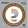 D'Addario PB020 Phosphor Bronze Wound Acoustic Guitar Single String, .020 PB020 D'Addario $2.21