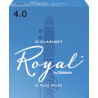 Rico Royal Bb Clarinet Reeds, Strength 4.0, 10-pack RBB1040 D'Addario Woodwinds $26.53