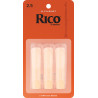 Rico Bb Clarinet Reeds, Strength 2.5, 3-pack RCA0325 D'Addario Woodwinds $5.78