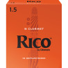 Rico Bb Clarinet Reeds, Strength 1.5, 10-pack RCA1015 D'Addario Woodwinds $17.22