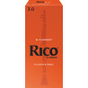 Rico Bb Clarinet Reeds, Strength 3.0, 25-pack RCA2530 D'Addario Woodwinds $41.01