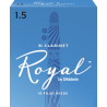 Rico Royal Bb Clarinet Reeds, Strength 1.5, 10-pack RCB1015 D'Addario Woodwinds $21.24