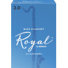 Rico Royal Bass Clarinet Reeds, Strength 2.0, 10-pack REB1020 D'Addario Woodwinds $40.59