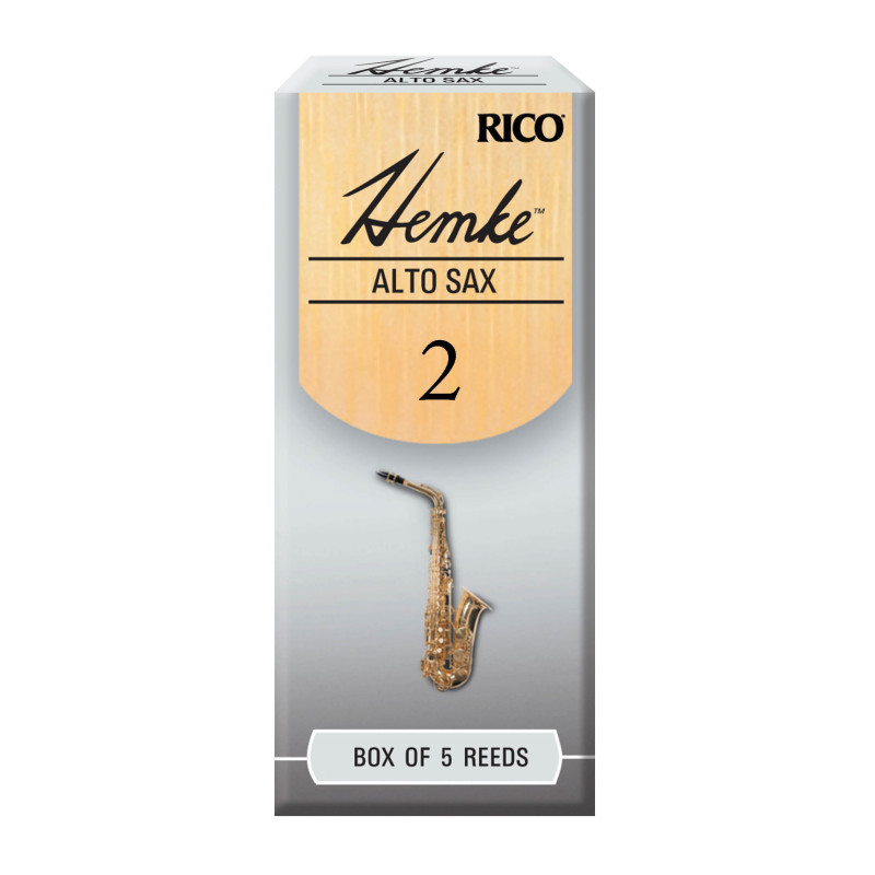Hemke Alto Sax Reeds, Strength 2.0, 5-pack RHKP5ASX200 D'Addario Woodwinds $15.75