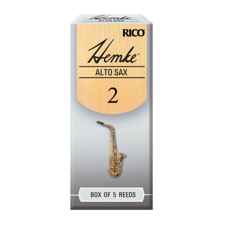 Hemke Alto Sax Reeds, Strength 2.0, 5-pack RHKP5ASX200 D'Addario Woodwinds $15.75