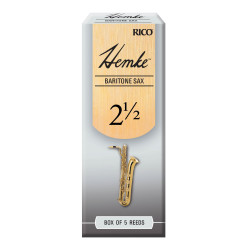 Hemke Baritone Sax Reeds, Strength 2.5, 5-pack RHKP5BSX250 D'Addario Woodwinds $27.34