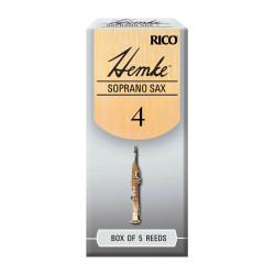 Hemke Soprano Sax Reeds, Strength 4.0, 5-pack RHKP5SSX400 D'Addario Woodwinds $14.12