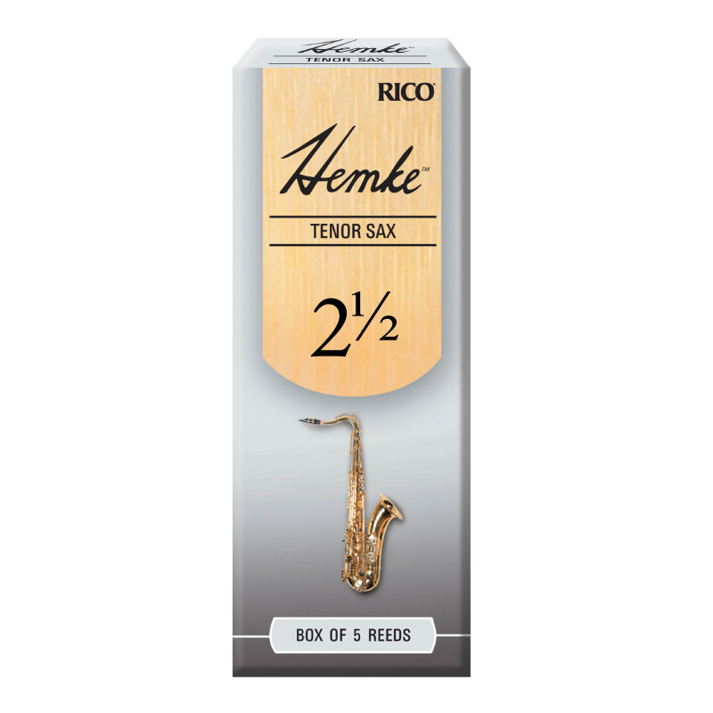 Hemke Tenor Sax Reeds, Strength 2.5, 5-pack RHKP5TSX250 D'Addario Woodwinds $21.24
