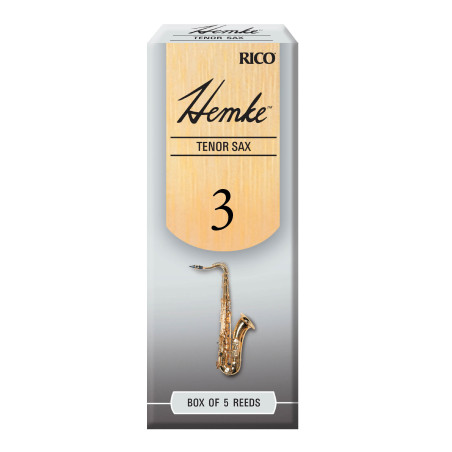 Hemke Tenor Sax Reeds, Strength 3.0, 5-pack RHKP5TSX300 D'Addario Woodwinds $21.24