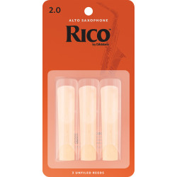 Rico Alto Sax Reeds, Strength 2.0, 3-pack RJA0320 D'Addario Woodwinds $7.76